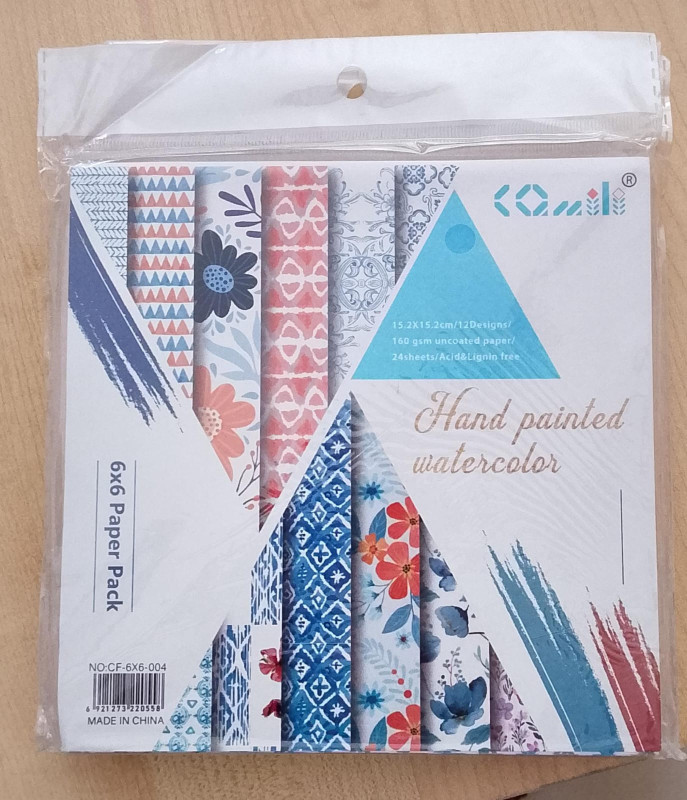 Hand Painted Watercolor – CF-6X6-004